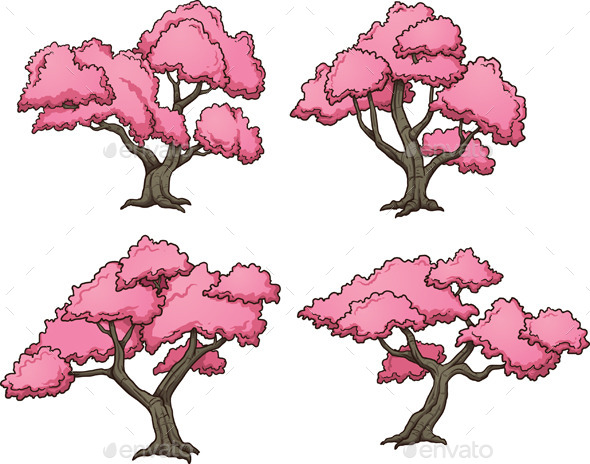 Foto Kartun  Bunga  Sakura  Gambar  Bunga  HD